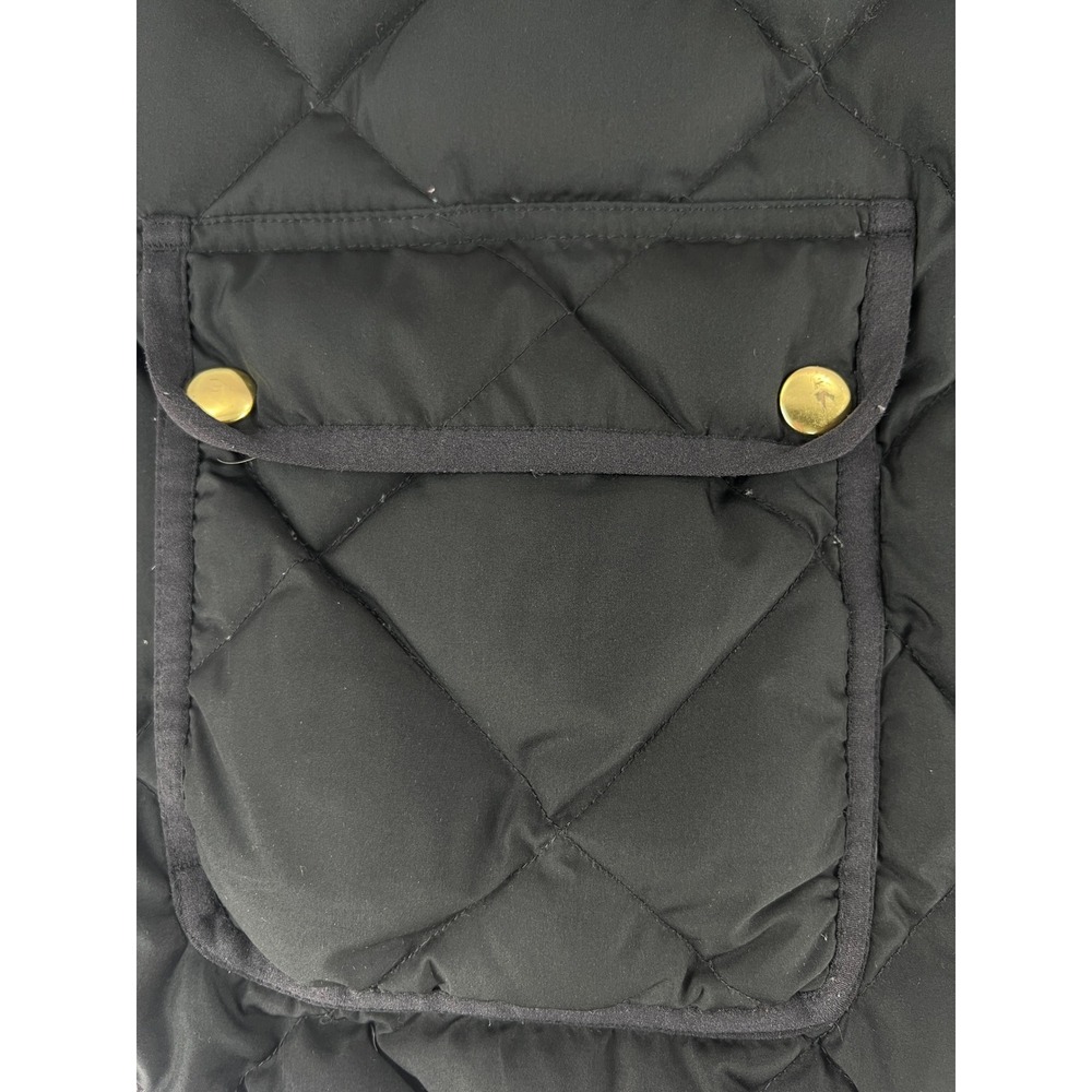 J.Crew Womens Excursion Quilted Down Minimalist Puffer Vest Black Preppy Size M - Picture 6 of 12